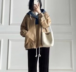 수입 명품 후디 양면 데님 코튼 여자 j0210 : 차도우