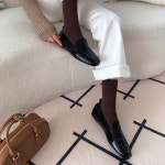[G3887] 여성 무지 뒷밴딩 신기 편한 로퍼 : 새로이클라쓰