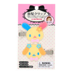 일본 산리오 플로키 앞머리 헤어클립 2p 헤어핀 우사하나 : 커들코너