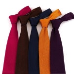 기본넥타이 니트  다크 블루  캐주얼 스키니 넥 파티용 소년 소녀용 단색 니트 넥 좁고 슬림넥 : 성서무역