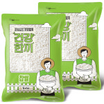 국산 찹쌀 10kg (5kg+5kg) 2025년산 햅쌀 : 한끼농산잡곡