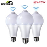 85-265V E27 PIR 모션 센서 램프 9W 12W LED 전구 적외선 방사선 감지기 보안 조명 : 트러스샵98