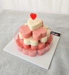 마산 진해 창원 떡케이크 하트설기케이크 하트떡케이크 어린이집 생일 생신 기념일 : 빛날떡케이크