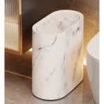 화장실큐비클 뚜껑이 달린 경량 욕실 변기 샌드위치 쓰레기통 다목적 호텔 주방 거실 분리 쓰레기통 : easybuyers