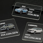 커스텀프로 주차번호판 그래픽 아크릴 자동차 차량 주차 알림판 주문제작 : 커스텀프로