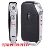 2022 2023 기아 스팅어용 KEYECU 교체품 95440 J5551 신형 스마트 근접 리모컨 자동차 키 FOB 433MHZ 4버튼 : sailcp