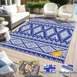 야외 카펫 쉬운 플라스틱 청소 데크 깔개 뒷마당 방수 발코니 가족 인테리어 밀짚 : 굿실속상점