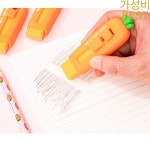 1pcs 당근 지우개 귀여운 슬라이드 스틱 유형 연필에 대 한 고무 올바른 덜 먼지 편지지 학교 F7029 청소 : 다크템플러