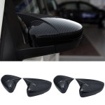 VW 5 6R/6C 2014 2018 사이드 미러 커버 캡 ABS 플라스틱 광택 블랙 혼  Bright bla : 머루비직구