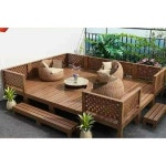 야외 들마루 나무 펜션 원목 정원 테이블 방부목 테라스 가구 인테리어 레저 스포츠 : 뉴타오