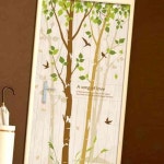 이안 포레스트자작나무 시트지 베이직 어린이집현관문 방문꾸미기 : 이안자재