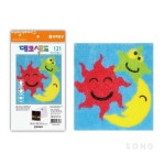 꼬메빔보 데코샌드 액자만들기 no.121 해달별 DIY키트 미술재료 초등만들기 : 원스톱상점