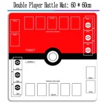PTCG 카드 배틀 플레이매트 패드 클래식 만화 이미지 2 인 1 인용 카드 리자몽 뮤츠 불바사우르 : 구룡산업