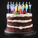 마카롱 알파벳 생일초 4개 사진촬영소품 캔들선물 케익데코 축하초 : 원스톱상점