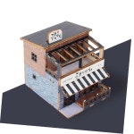 미니 상가 시리즈 곱창 이야기 입체퍼즐 피규어만들기 나무조립키트 : 원스톱상점