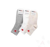이안 하트 패션양말 3p 대학생양말 : 이안자재