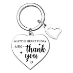 여성을 위한 감사 선물 동료 친구 생일 큰 열쇠고리라고 말하는 작은 마음을 : 벨로아365