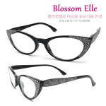 BLOSSOM ELLE 여성 돋보기용 안경테 4종, 케이스, 안경수건 포함 : 이롬파트너스