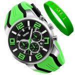 손목시계 맨즈 실리콘 세련된 캐쥬얼 스포츠 빅 페이스 등으로 시계   명품 아날로그 신사 남성용 시계 형 : DRAGON MARKET