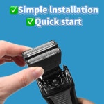 레밍턴 티타늄-X 플렉스 및 피벗 포일 커터 F5800과 호환되는 블랙셰이버 교체 1팩, 면도기 헤드가 F4900, F5800, F7800에 적합합니다 1... 