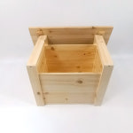 트렁크 정리함 수납함 차박 차박 우드 원목 상판분리식 JJ10 박스테이블53x36x31.5cm : 베스킨플랜트31