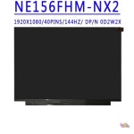DP/N 0D2W2X 15.6 인치 FHD1920x1080 40핀 120Hz LCD 화면 NE156FHM-NX2 DELL IPS 디스플레이 패널 : 미주서든