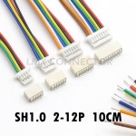 JST 전선 커넥터 11P 3P 10P 2 7P SMD 수평 P 1 수 9P 소켓 28AWG 5P 4P 0mm 10 세트 6P 12 SH 8P 케이블 핀 10cm 2P : 렉트인더스트리