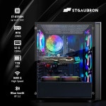 STGAubron 게이밍 PC 컴퓨터 데스크톱 인텔 코어 i7 8세대 최대 1G RTX 2060 슈퍼 8G 32G DDR4 1T SSD WiFi BT RGB x6 Windows : MAAQQ05