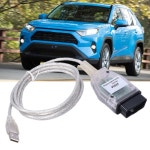 J2534 K 라인 ISO 9141 KWP 2000 14230 4 SAE J1850 PWM용 MINI VCI 케이블 OBD2 진단 코드 : 픽업고