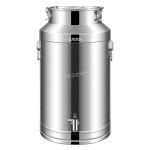 스테인레스 물통 식용유통 스텐레스 우유통 수도꼭지 양동이 : 일일상마켓11