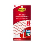 3M 코맨드 화이트 리필테이프 대 4개입 부착 후크 걸이 양면테이프 다용도 : 크린앤몰