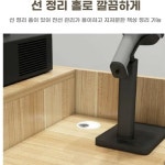미용실 카운터 매장 계산대 옷가게 프론트 네일샵 80x80x40 화이트 돌무늬 : 샘터하우스