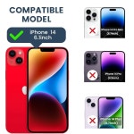 화면 보호기가 있는 액세서리 슬라이드 카메라 링 iPhone13 커버, Gotton 호환되는 - iPhone14 14/13 보호 범퍼 견고한 스탠드가 휴대폰... 