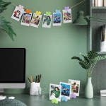 Instax Mini L 9 90 26 앨범/필름 8 스티커/미니 12 포함, 키트, 클립 70 화이트, 모던, 11 SE 99 50S 필름 에보 25 클레이 프레임/컬러풀... 