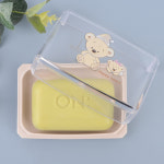 펀코 휴대용 뚜껑있는 사각 플라스틱 케이스 비누 받침대 비누곽 휴대용비누각 비누케이스 비누각 플라스틱비누각 : 펀코라이프