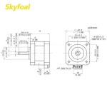 0.31N.M.34mm 2상 42 스테퍼 모터 장비 3D 프린팅용 : 에스에이글로벌21