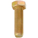 찾기 어려운 패스너 014973252571 8등급 미세 육각 캡 나사, 3/8-24 x 1-1/4, 조각-8, 노란색 5/16-24 x 2-1/2-Inch : 딜리고마일