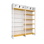 매장 진열대 타공 선반 디스플레이 주프레임 5층 단면 전시대 가게 약국 진열랙 90X43 서브랙 : 픽데이랩