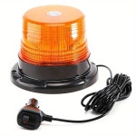 40LED 비콘 라이트 경고 안전 점멸 비상 도로변 스트로브 자석 베이스 포함 자동차 트럭 지게차 트랙터용 12-24V : 클릭제로16