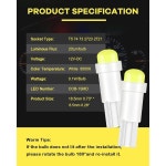알로피 10PCS T5 LED 전구 브라이트 화이트 74 73 37LL 2721 2723 : 올마켓리테일