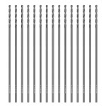 SALI 코발트 항공기 연장 드릴 비트 15pcs, 7/64 6 판금, 스테인리스, 알루미늄, 목재 및 구리 드릴링용 긴 길이 1 1/4 12 : 웅이글로우