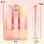 쿠쿠스토어 3pcs 로맨틱 순간 컬러 형광펜 세트 그림 학교 F745 그리기에 대 한 몸집이 작은 허리 브러시 팁 마커 라이너 : 쿠쿠스토어15