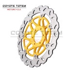 앞브레이크 디스크 로터는 Honda CBR600F SuperSport F3 95-98 CBR900RR 94-97 88-94 RVF400 R RR 94-96에 적합합니다. : 블루오션... 