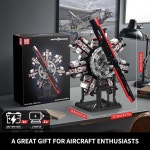 몰드 킹 10233 방사형 항공 엔진 빌딩 블록 세트, 실행, 나만의 STEM 모델 제작, 엔지니어링 장난감(3089+PCS) : darius009