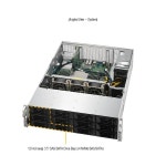 Supermicro ARS-520M-NRL-OTO-42 서버 시스템 Ampere Altra Q64-22 64코어 128GB DDR4-3200 메모리 960GB SSD : OceanSpan