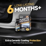 자동차용 플라스틱 트림 리스토어 블랙 고농축 세라믹 크리스탈 코팅 자외선 차단 : 엘림컴퍼니1315