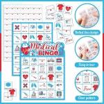 블로스사운드 빙고 대규모 용품 성인 게임 카드 그룹 활동 가족 파티 간호사 교실 게임즈 2025 24명 졸업식 Birthday : 젤리닉스