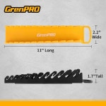 렌치 정리함, 손잡이가 있는 2팩 자석 홀더, 무료 10mm 이중 끝 렌치, 상자 서랍 보관함, SAE 및 미터법 랙 포함 2-Pack : 제이데일리마켓