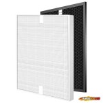 호환 Electrolux 맞춤형 공기 청정기 필터 교체 활성탄  HEPA 필터 세트 EAP150 EAC203 EAC215 EAC103 EAC003 : 민메카