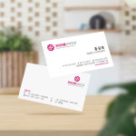 모던한 느낌의 구성과 여백이 조화로운 명함디자인 산부인과 산후조리원 명함 병원명함 : 자루디자인